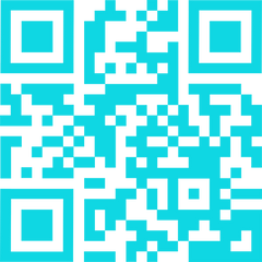 QR bleu